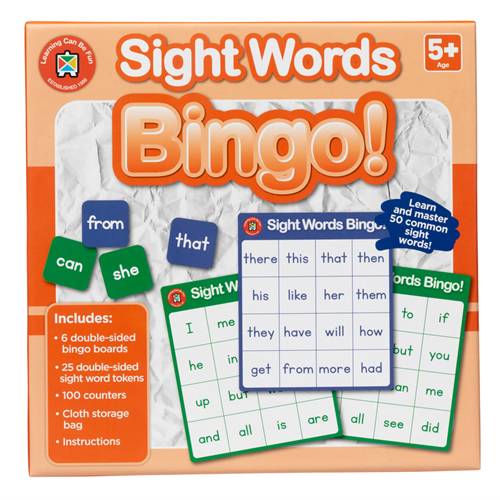 EVLSWB - Sight Words Bingo